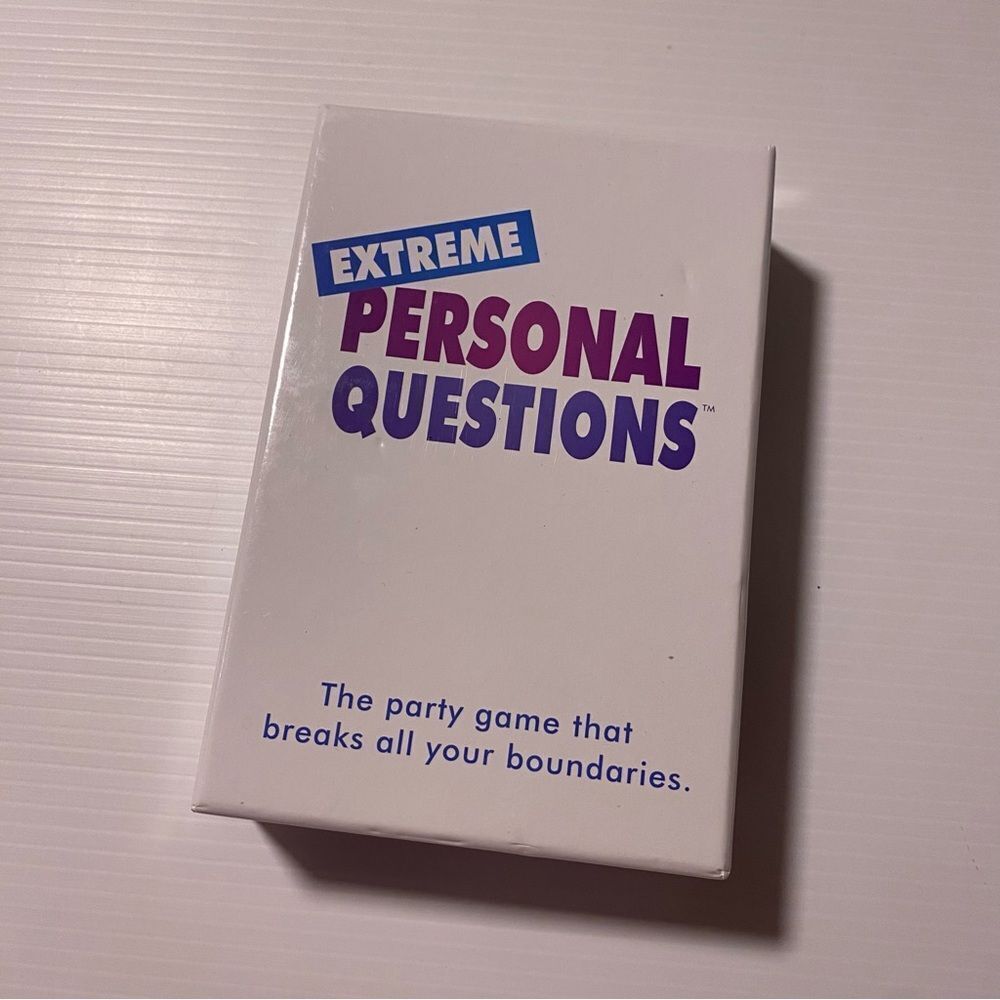 Extreme Personal Questions Adult Party card Game *new open box
